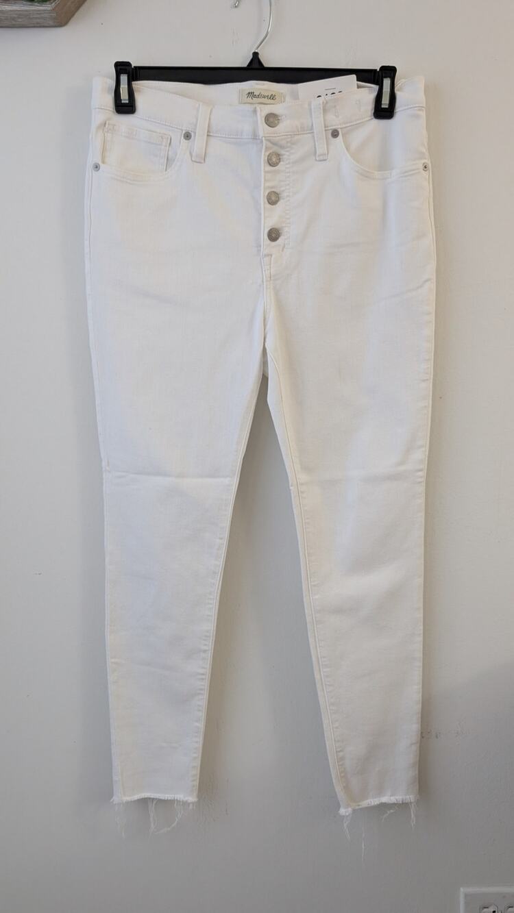 madewell 9" midrise skinny jeans